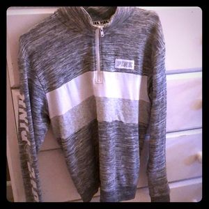 Victoria’s Secret pink half zip up pullover